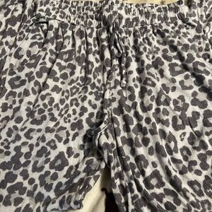 Leopard joggers